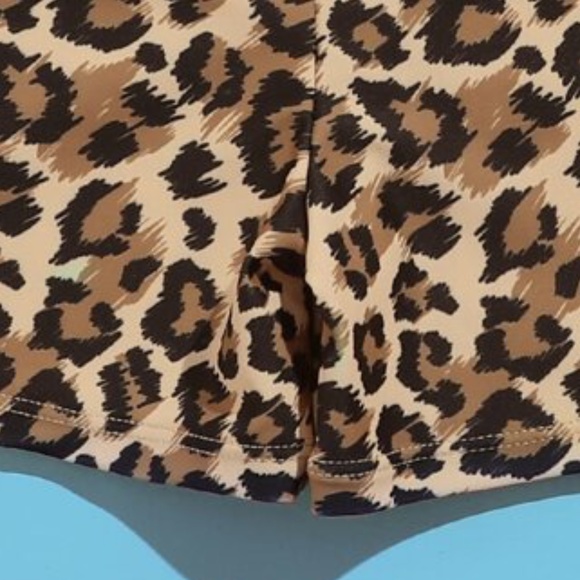 Boys Leopard Swimsuit Trunks - Picture 6 of 7